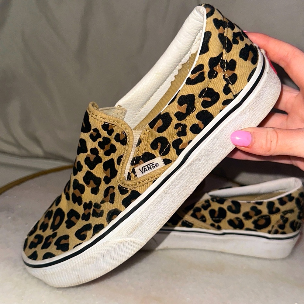 Cheetah Print Van Sneakers